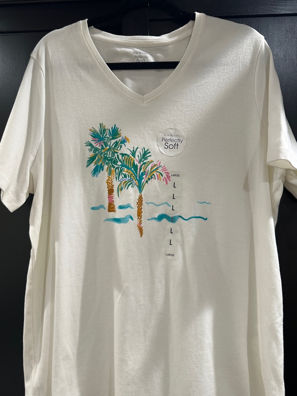 Kim Rogers White Short Sleeve Tee - Perfectly Soft